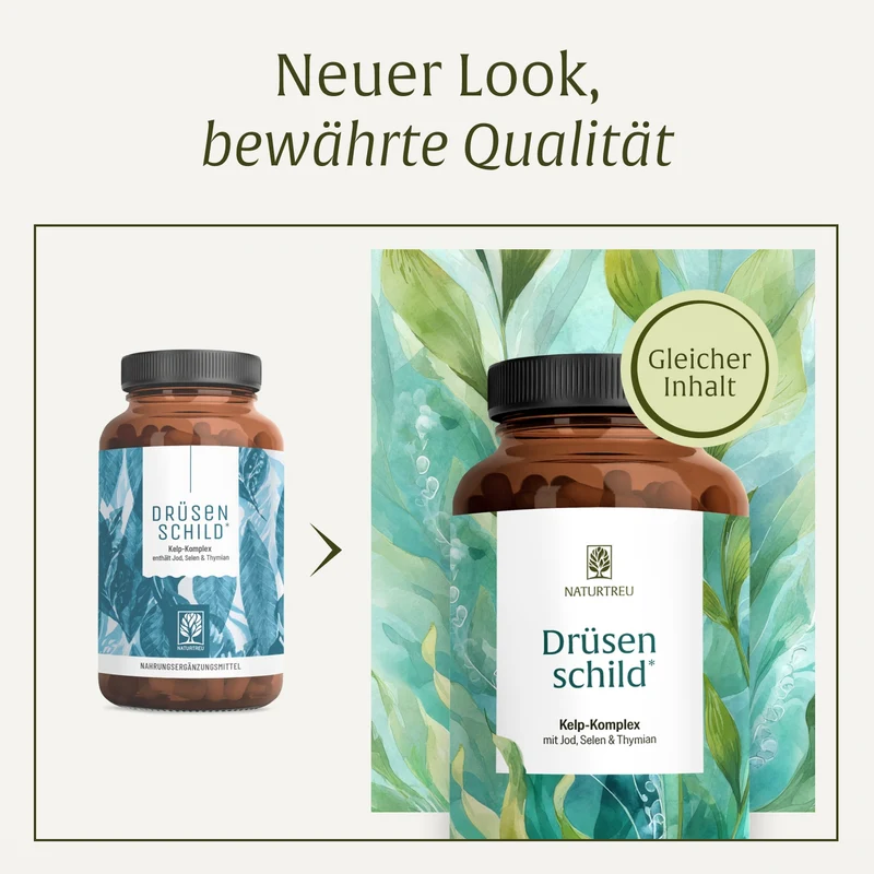 Drüsenschild: Schilddrüse-Komplex mit Jod & Selen