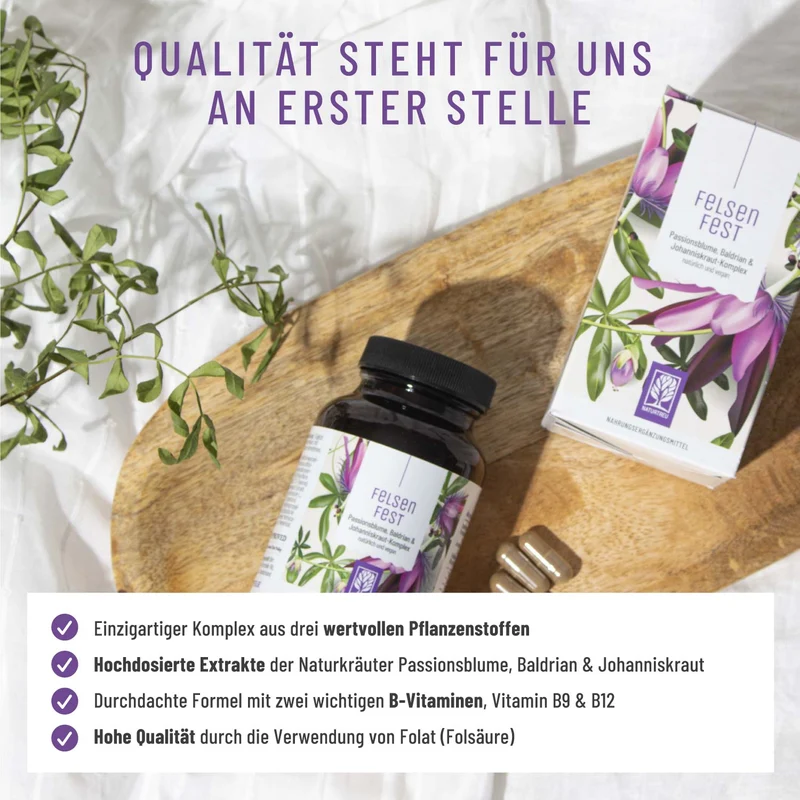 Felsenfest: Johanniskraut Baldrian Passionsblume Komplex