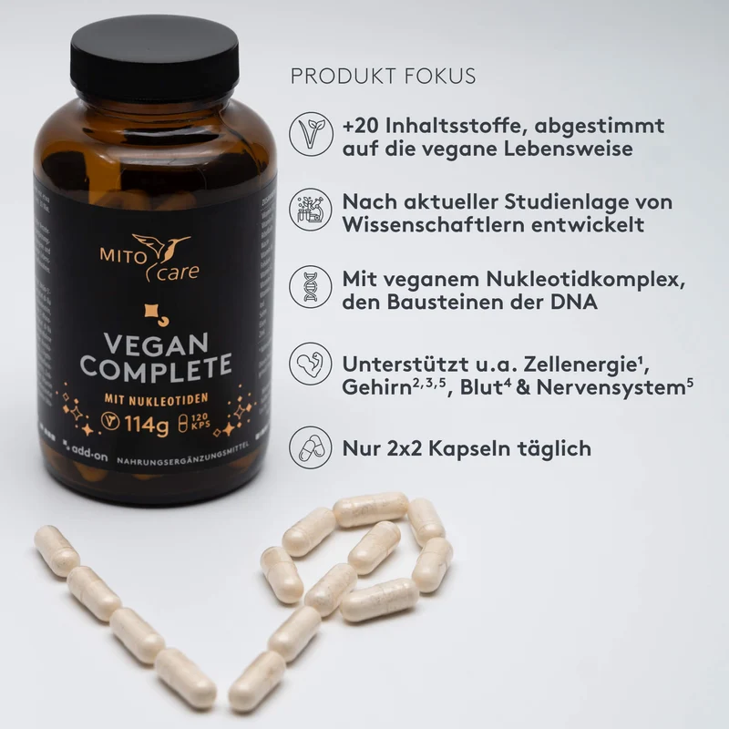 Vegan Complete mit Nukleotiden