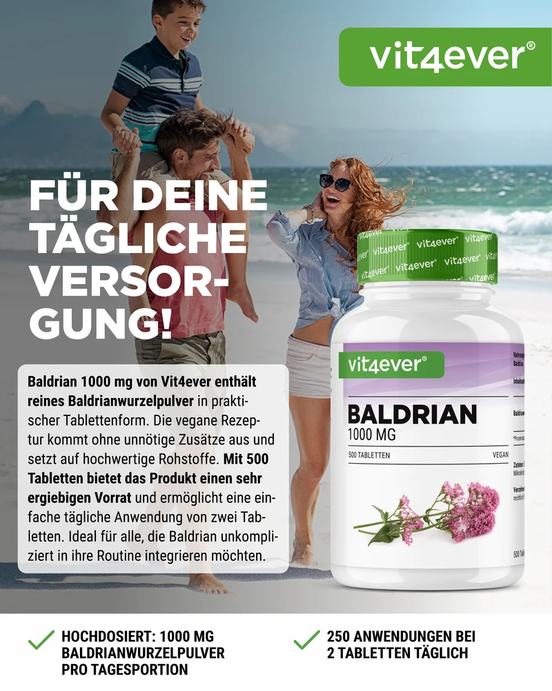 Baldrian - 500 mg