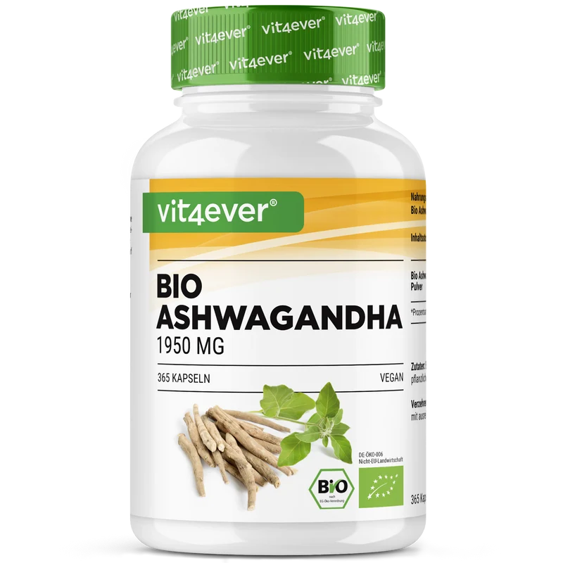 Bio Ashwagandha - 365 Kapseln