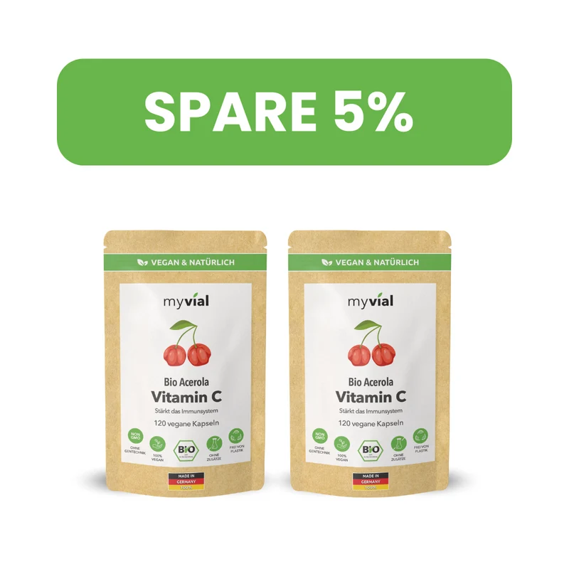 Bio Vitamin C Kapseln aus Acerola