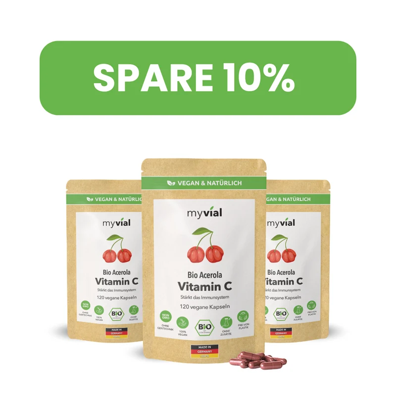 Bio Vitamin C Kapseln aus Acerola