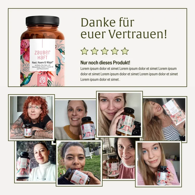 Zauberhaft: Beauty-Komplex für Haut, Haare und Nägel