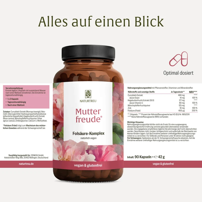 Mutterfreude: Mönchspfeffer Folsäure Komplex