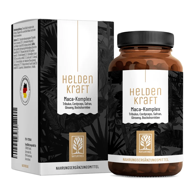 Heldenkraft: Maca-Komplex mit Tribulus