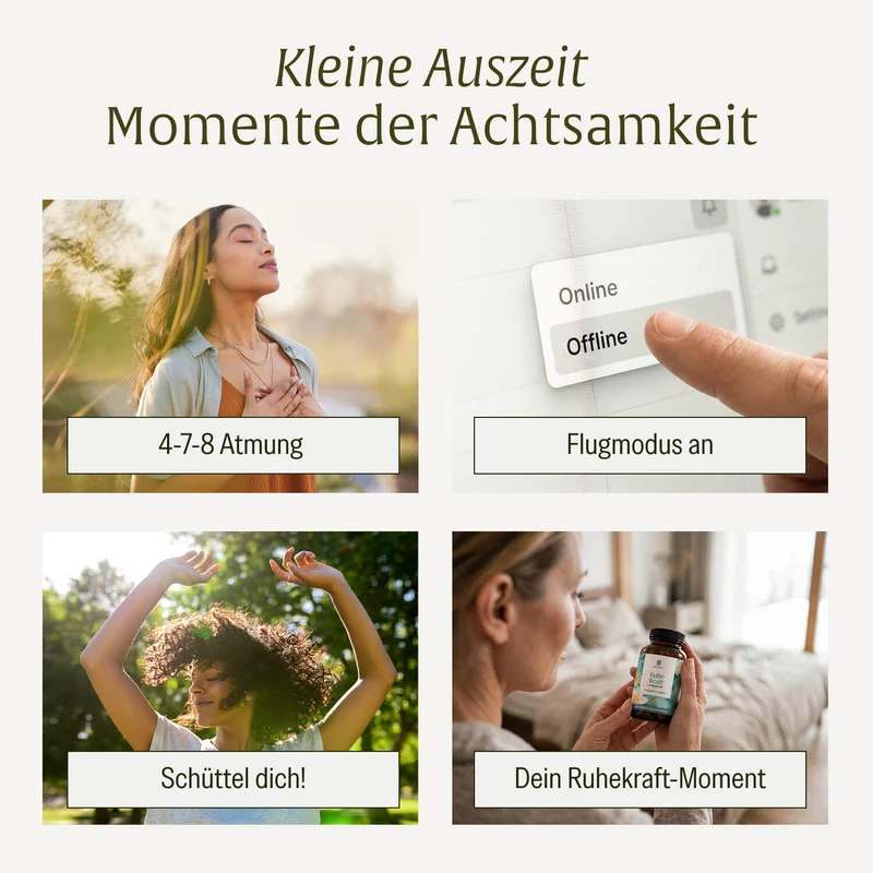 Ruhekraft: mit Vitamin B6, Ashwagandha & Rosenwurz