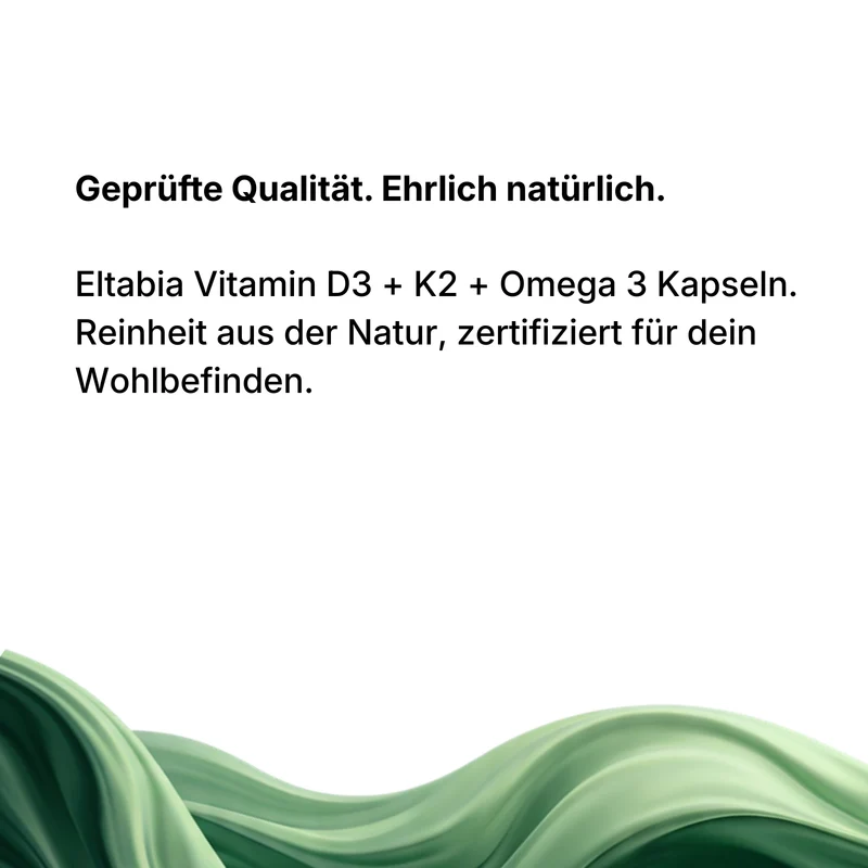 Vitamin D3 + K2 + Omega 3 Kapseln