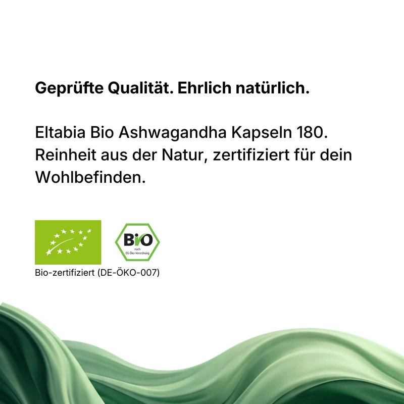 Bio Ashwagandha Kapseln 180