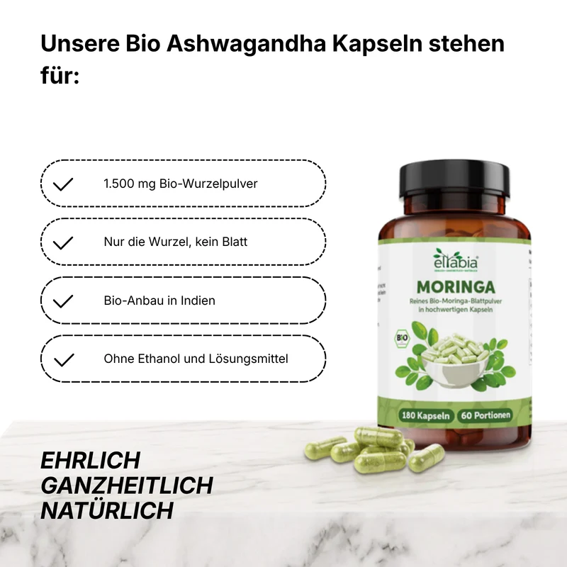 Bio Moringa Oleifera Kapseln 180