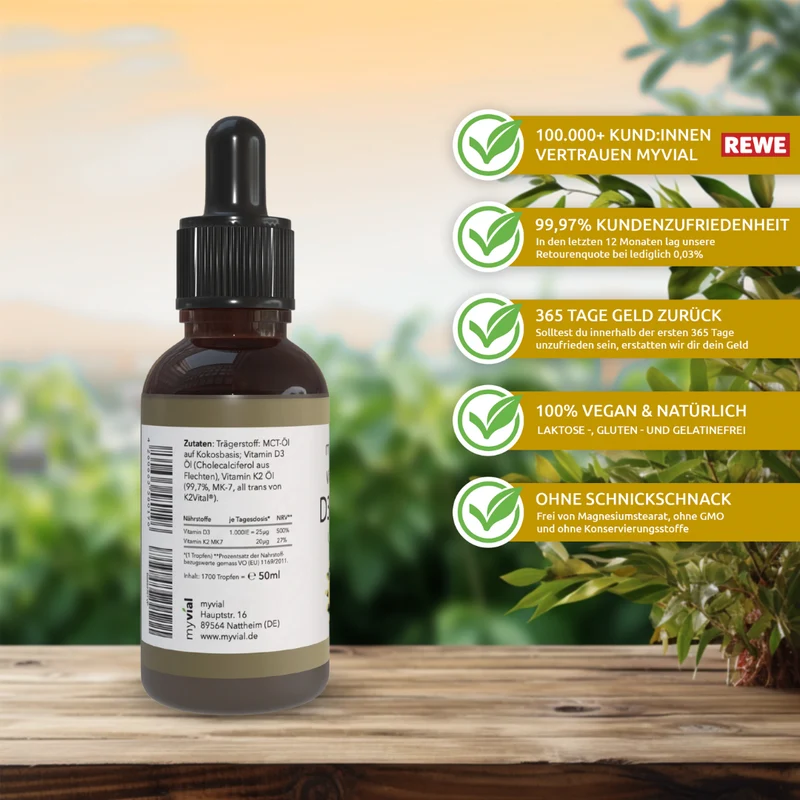 Vitamin D3 + K2 Tropfen