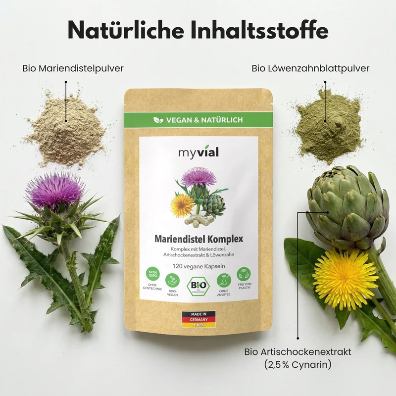 Bio Mariendistel Leber Komplex Kapseln