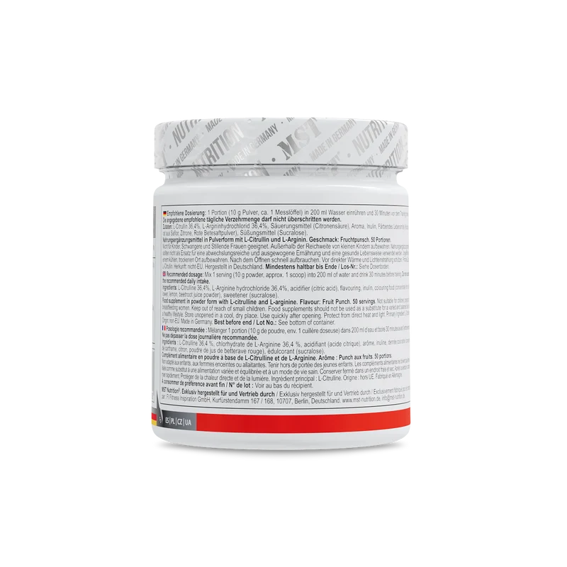 Amino Pump 500 g Fruit Punch