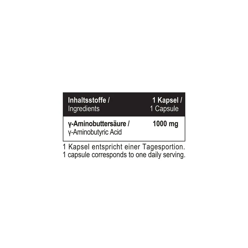 GABA 1000 mg 180 Kapseln