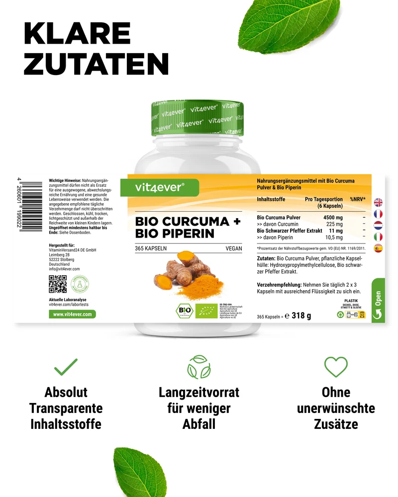 Bio Curcuma + Bio Piperin