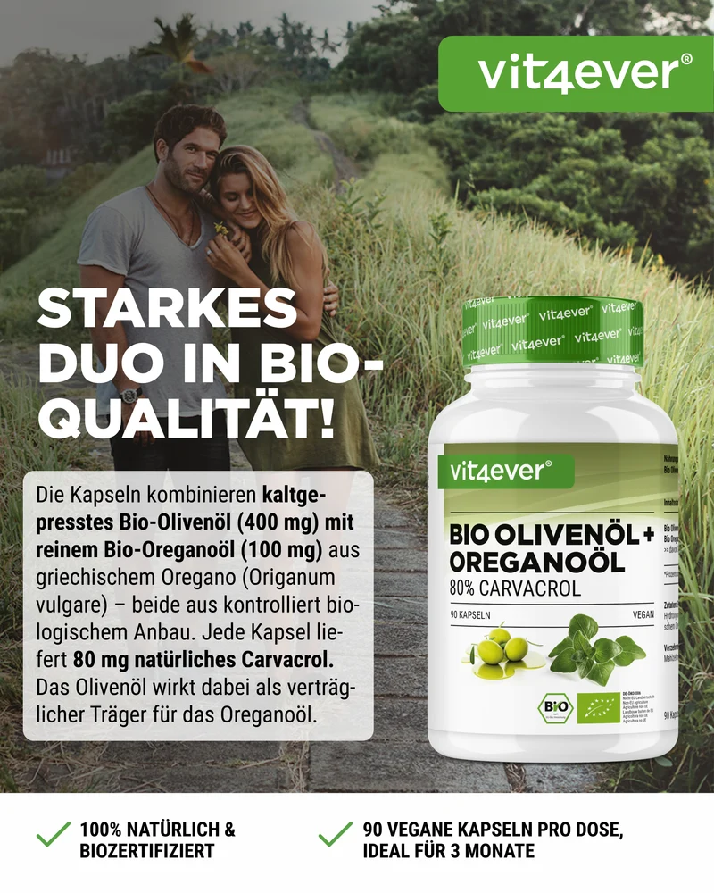 Bio Oreganoöl & Olivenöl,