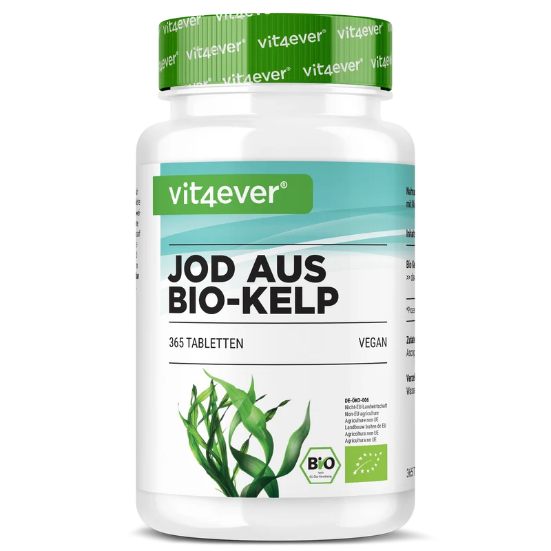 Bio Kelp Extrakt (Natürliches Jod) - 200 µg