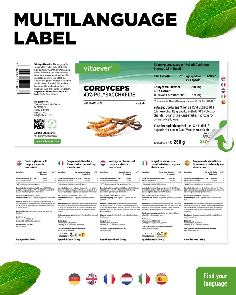 Cordyceps - CS-4 Extrakt