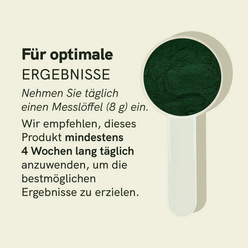Spirulina Chlorella Pulver