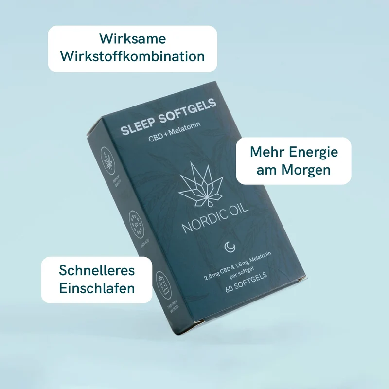 CBD Schlafkapseln mit Melatonin