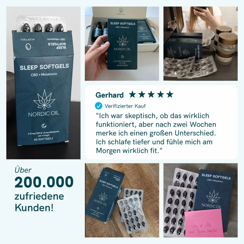 CBD Schlafkapseln mit Melatonin