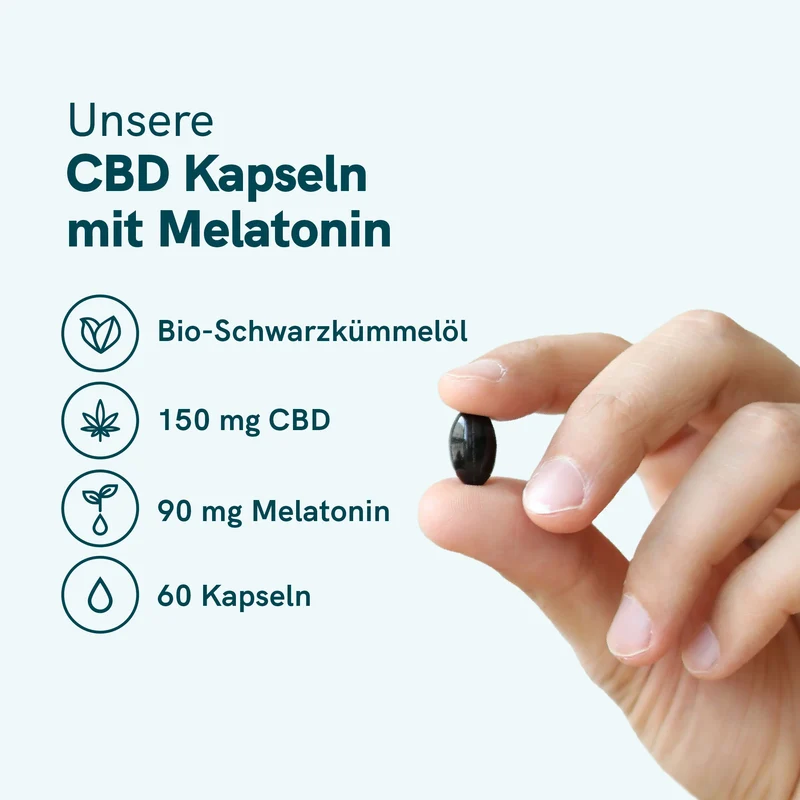 CBD Schlafkapseln mit Melatonin