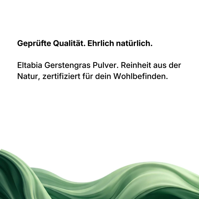 Gerstengras Pulver