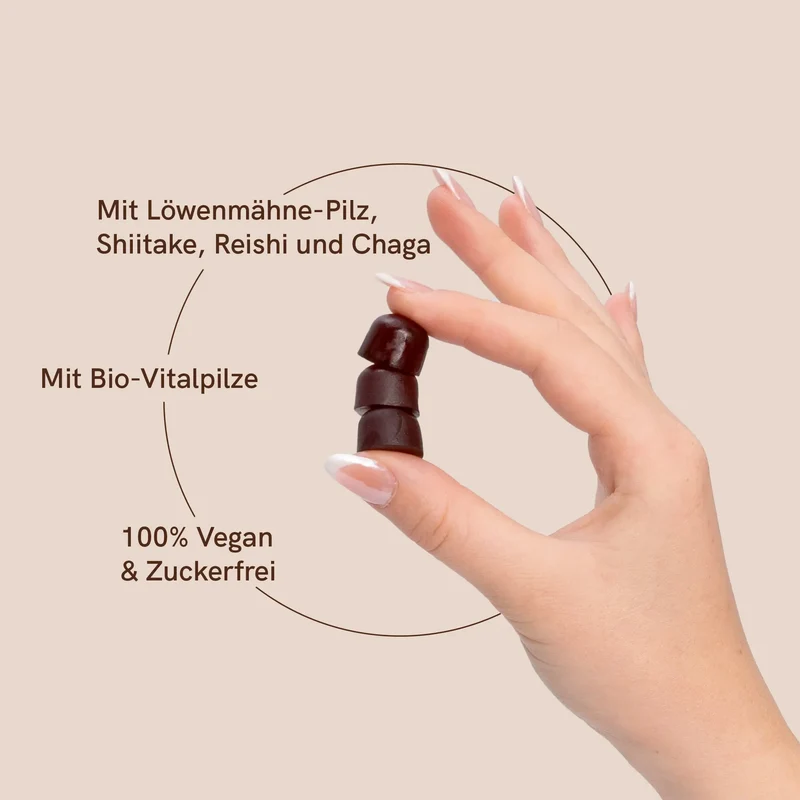 Fokus Gummies mit Vitalpilzen