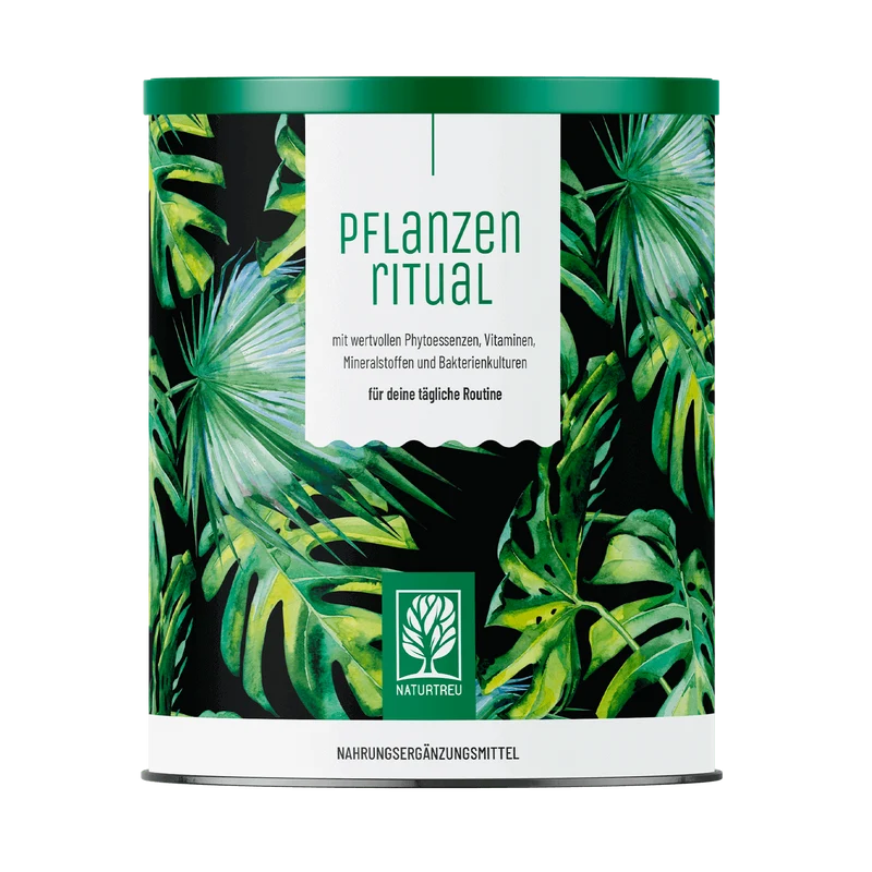 Pflanzenritual: Grünes Superfood Pulver