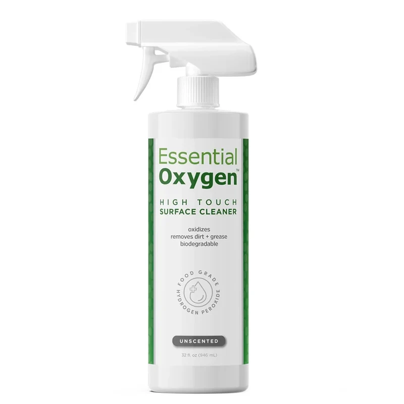 Essential Oxygen | Reiniger für häufig berührte Oberflächen, Unparfümiert (946ml)