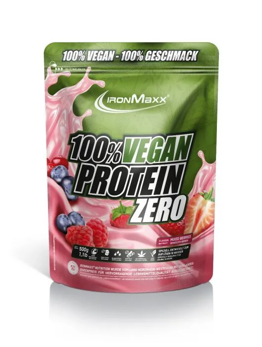 IronMaxx 100% Vegan Protein Zero 500g