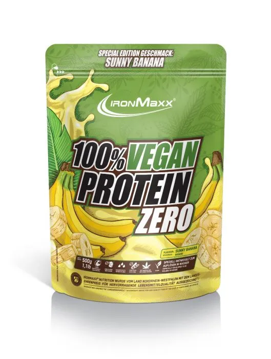 IronMaxx 100% Vegan Protein Zero 500g