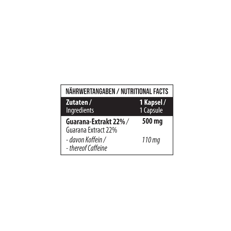 Guarana 22% 120 Kapseln