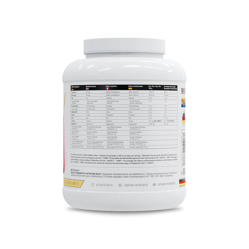Protein Best Whey + Enzyme 900 g Strawberry