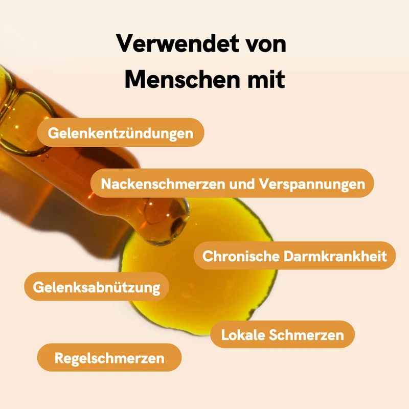 CBD Öl (15%) mit Curcumin