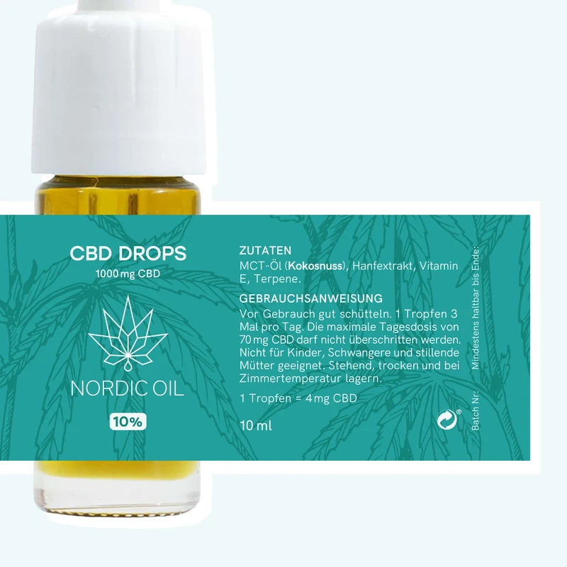 CBD Öl Plus (10%) 🖤