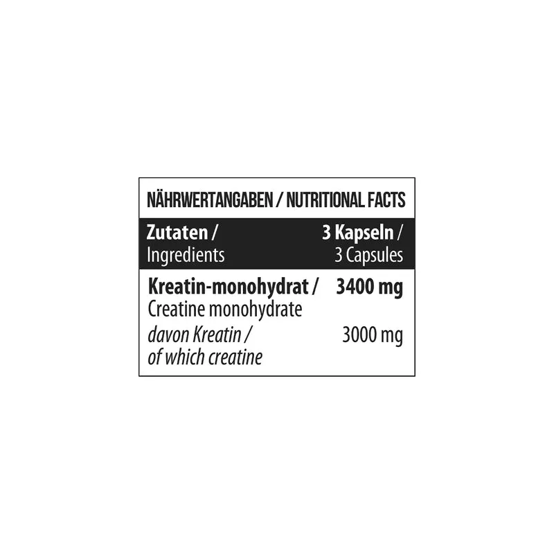Creatine Monohydrate 90 Kapseln