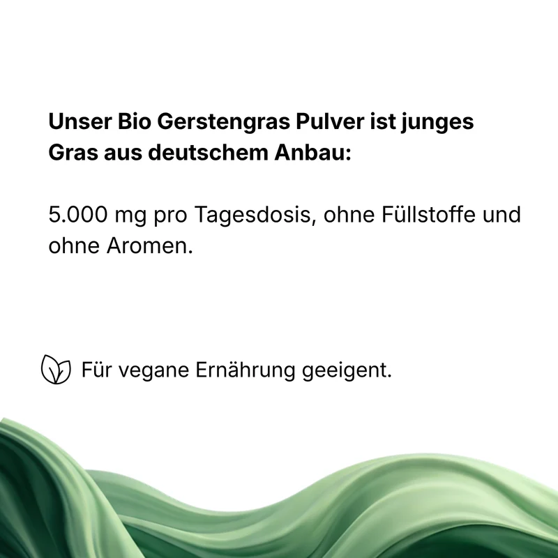 Bio Gerstengras Pulver