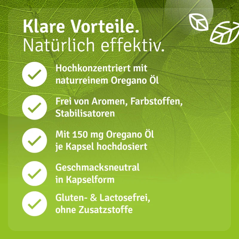 Oregano Öl Kapseln