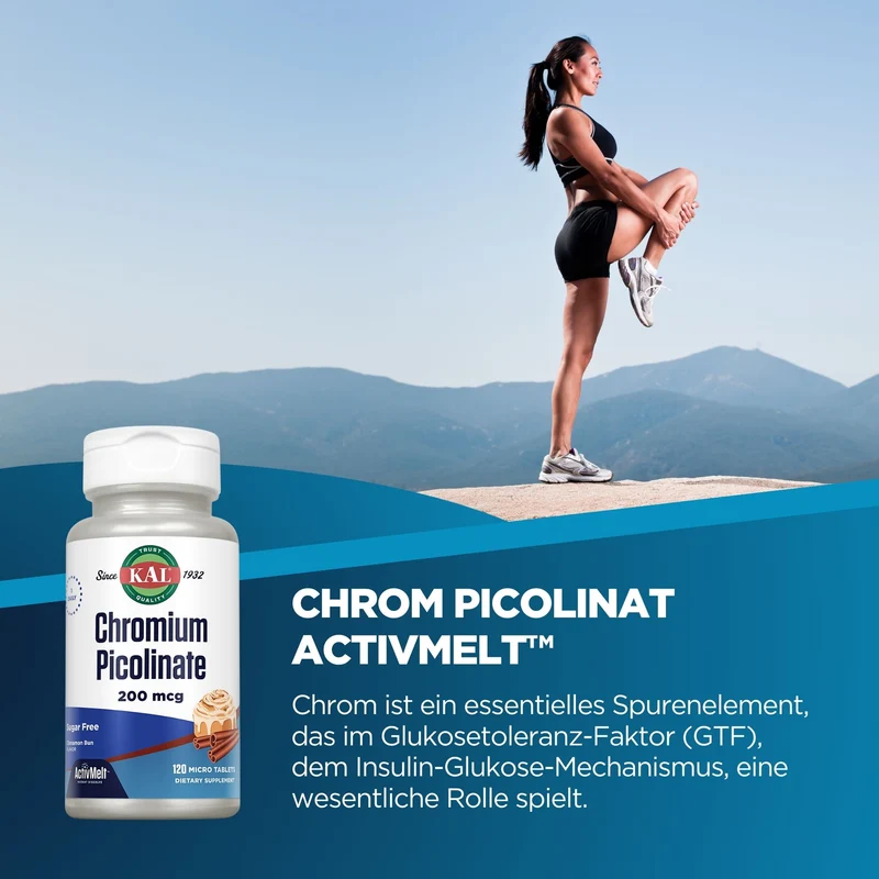 Chrom Picolinat 200 mcg ActivMelt™