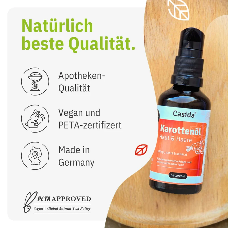 Karottenöl Haut & Haare