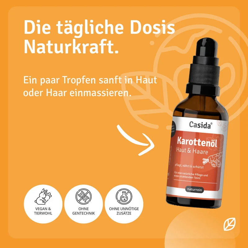 Karottenöl Haut & Haare