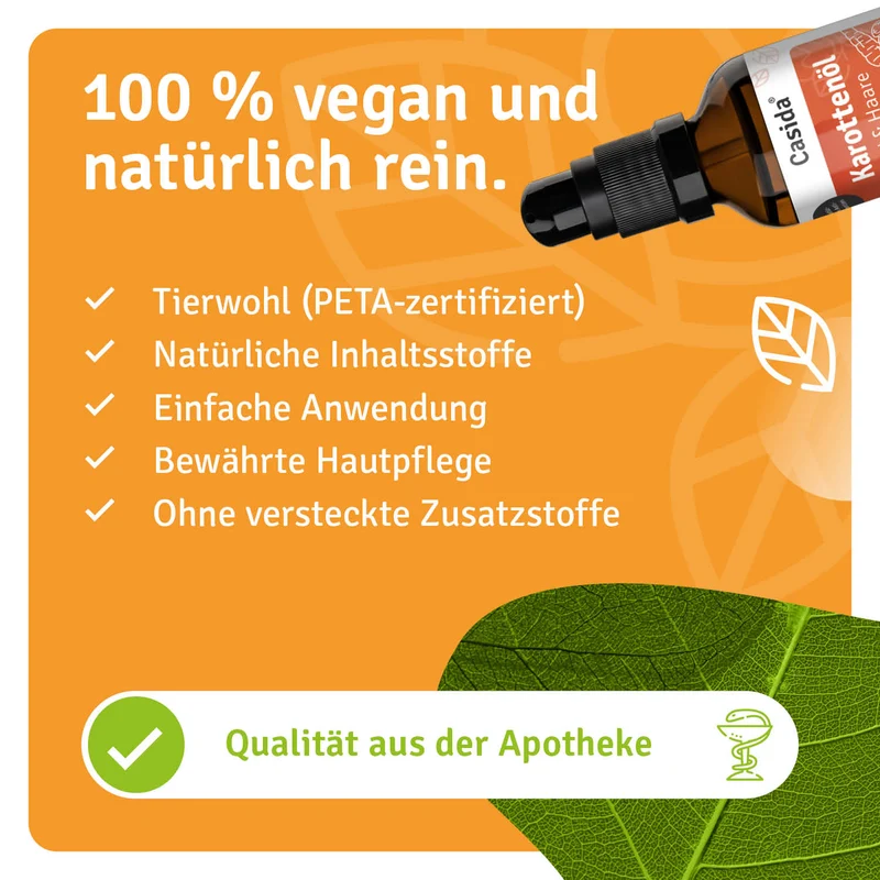 Karottenöl Haut & Haare
