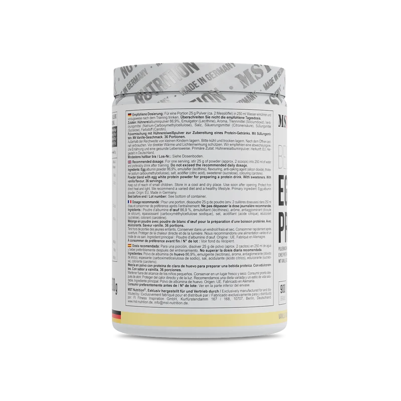 Best Egg Protein 900 g Vanille
