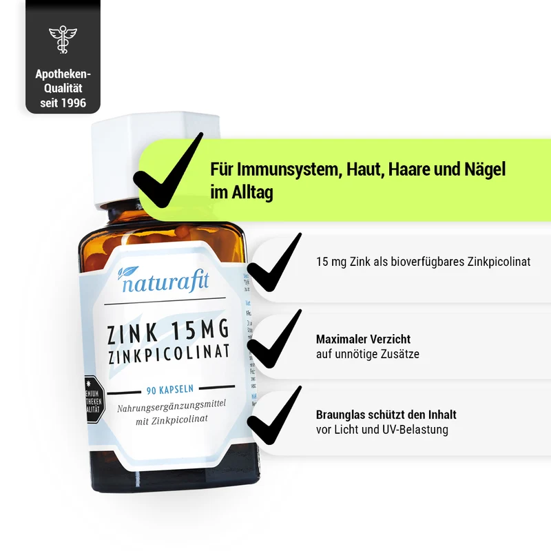 ZINK 15 MG ZINKPICOLINAT