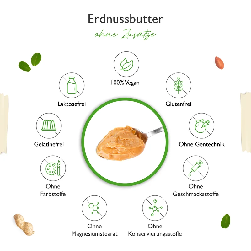 100% Erdnussbutter (CRUNCHY) - Peanut Butter