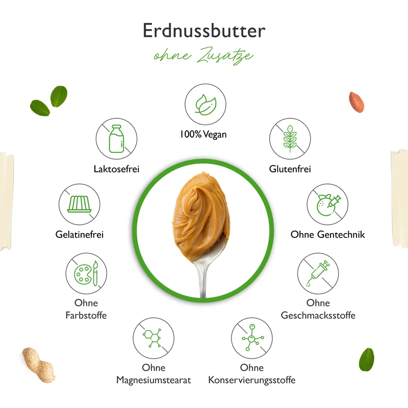 100% Erdnussbutter (CRUNCHY) - Peanut Butter