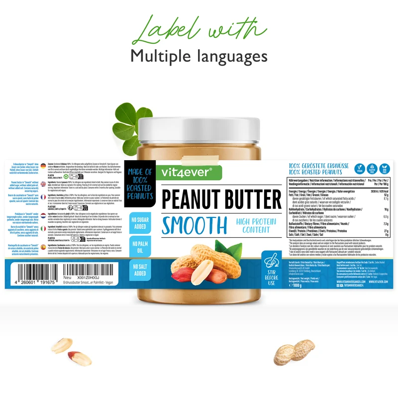 100% Erdnussbutter (CRUNCHY) - Peanut Butter