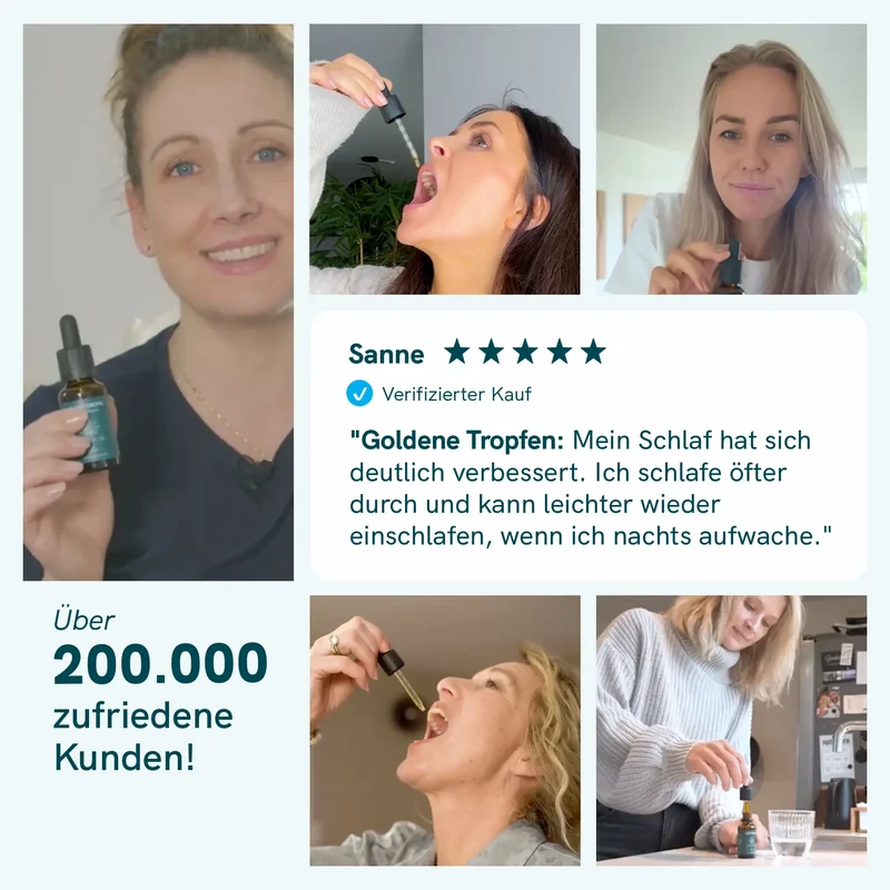 3er-Pack: CBD Schlaftropfen mit Melatonin