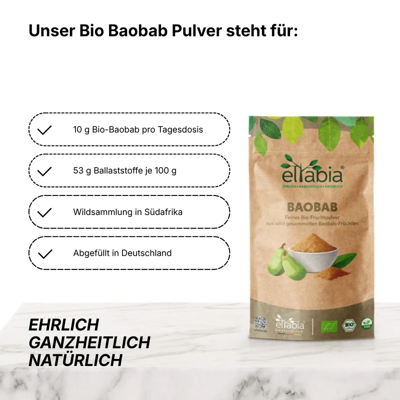 Bio Baobab Pulver